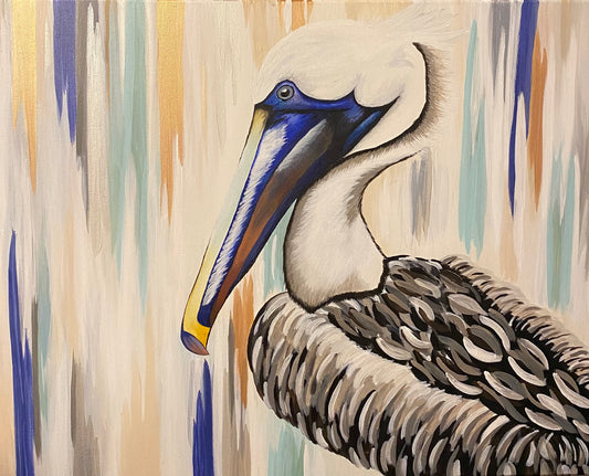 Pelican Broussard Original Painting